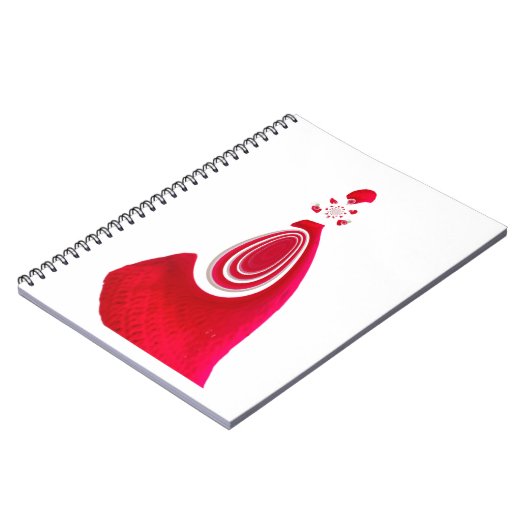 メリークリスマスハッピーホリデーホームフォークリスマス ノートブック (左側)