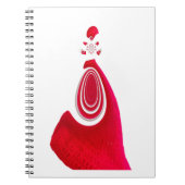 メリークリスマスハッピーホリデーホームフォークリスマス ノートブック (正面)