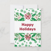 メリークリスマスハッピーホリデー セーブザデート (裏面)