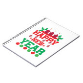 メリークリスマスハッピー新年 ノートブック (左側)
