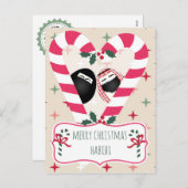 メリークリスマスハビビキャンディーケーンハート シーズンポストカード (正面/裏面)