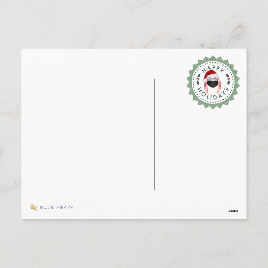 メリークリスマスハビビビクリスマスカード シーズンポストカード (裏面)