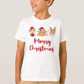 メリークリスマスハムスター遊ズのグラフィック Tシャツ (正面)