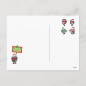 メリークリスマスハリネズミ シーズンポストカード (裏面)