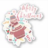 メリークリスマスハロウィン新年 シール (正面)