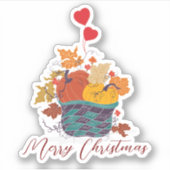メリークリスマスハロウィン新年 シール (正面)
