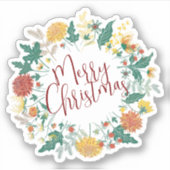 メリークリスマスハロウィン新年 シール (正面)