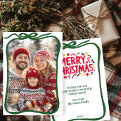 メリークリスマスハンドドローカスタムドの写真 シーズンカード