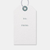 メリークリスマスハンドレタリングギフトラベル ギフトタグ (裏面)