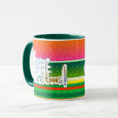 メリークリスマスハンドレット芸術的マグカップ マグカップ (正面左)