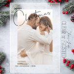 メリークリスマスハンドレット2フォトファーストクリスマス アクリル招待状<br><div class="desc">初めてのクリスマスをカップル結婚したとしてマークし素晴らして、季節の永遠の喜びと心のこもったロマンスを融合するこのアクリルの招待。愛に深く結びついたパートナーと一緒に描かれた柔らかなイメージは、手文字で手書きの「メリークリスマスエレガント」スクリプトの美しい背景として機能する。このカー話ドは人間関係の親密さと暖かさを共有しながら、新しい人として初のホリデーシーズンの喜び祝と興奮を共有する。あなたの休日の挨拶に最適な、この招待は、家族や友人との愛の物語を共有するための理想的な方法である。あなたはお祝いに記念として贈るデザインや休日の挨拶、愛の思い出として送るかどうか、このイベントは洗練された個人的なtouchを加える。柔らかく繊細なデザインは、あなたの絆の美しいを強調しシンプルて、何か意味のある何かを探している誰にでも最適である。このデザインは澄ん今やフロステッドのアクリルで利用可能であり、そのタイムレスな魅力を高めモダンる、仕上げエレガントを提供する印象的な新しい次元を取る。多彩なアクリルは光るtouchを加え、招待状を忘れられない瞬間に最適な。厚さ15 mmまたは40 mmから選択。ご希望の場合はカスタム、の調整を行うか、配色を変更するか、またはあなたの家や休暇のスイートのためのこの招待と他のデザインを一致させ結婚て、無料で手を出す感じこと。君のビジョンを救済生き生きとするためにここに来た。著作権Anastasia Surridge、全著作権所有。</div>