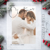 メリークリスマスハンドレット2フォトファーストクリスマス アクリル招待状