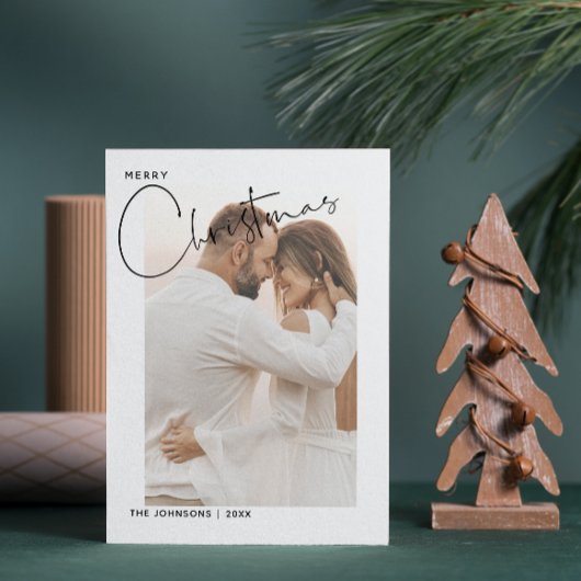 メリークリスマスハンドレット2フォトファーストクリスマス シーズンカード