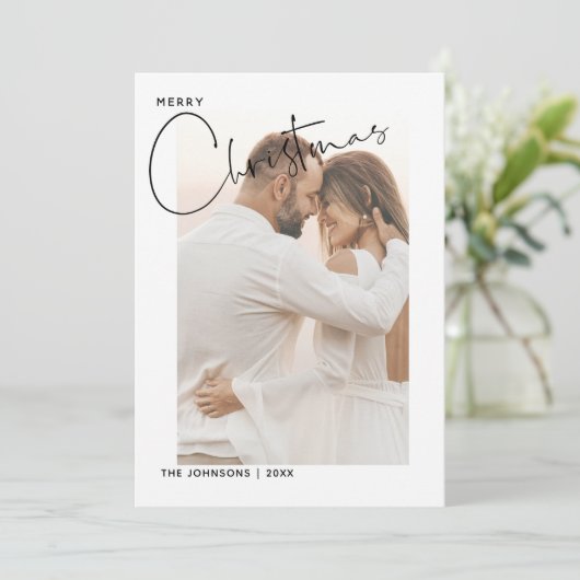 メリークリスマスハンドレット2フォトファーストクリスマス シーズンカード (スタンド正面)