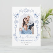 メリークリスマスハンド引き出しフレーム写真 シーズンカード (スタンド正面)