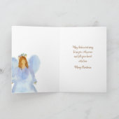 メリークリスマスハークと天使の歌 カード (内部)