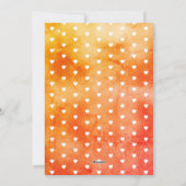 メリークリスマスハートメタリック家族写真 シーズンカード (裏面)