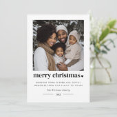 メリークリスマスハート写真 シーズンカード (スタンド正面)