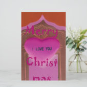 メリークリスマスハート 便箋 (スタンド正面)