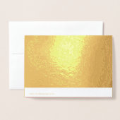 メリークリスマスバウブルとスターフォント金ゴールド, ZAtoZ 箔カード (裏面封筒付き)