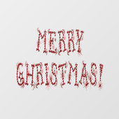 メリークリスマスバウブルズスターズホーム&ストアビニール ウィンドウサイン (シート)