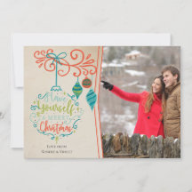 メリークリスマスバウブル&レトロオーナメント – 写真