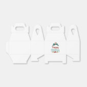 メリークリスマスバケーション最も幸せな願い箱 フェイバーボックス (折り畳みなし)