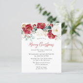 メリークリスマスバジェットクリスマスパーティの招待状 (スタンド正面)