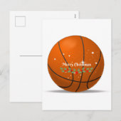 メリークリスマスバスケットボール シーズンポストカード (正面/裏面)