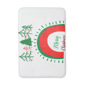 メリークリスマスバスマット バスマット (正面縦)