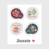 メリークリスマスバッジコレクション シール (シート)