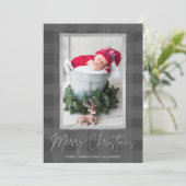 メリークリスマスバッファローチェック写真 シーズンカード (スタンド正面)