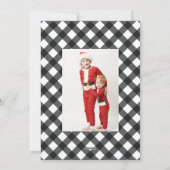 メリークリスマスバッファロープレイドカードフォーホリデイズ シーズンカード (裏面)