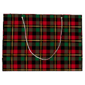 メリークリスマスバッファロープレイド ラージペーパーバッグ (裏面)