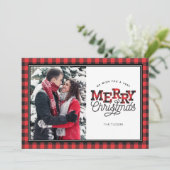 メリークリスマスバッファロープレイ縁どドフォトカード シーズンカード (スタンド正面)