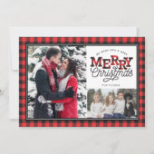 メリークリスマスバッファロー縁どプライド2 – 写真 シーズンカード (正面)