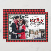 メリークリスマスバッファロー縁どプライド2 – 写真 シーズンカード (正面/裏面)