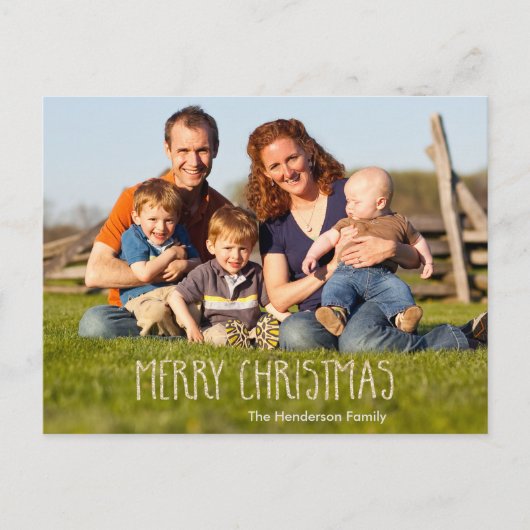 メリークリスマスバニラスパークル シーズンポストカード (正面)