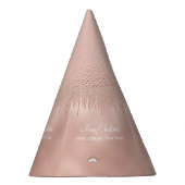 メリークリスマスバラ金ゴールドドリップグラムガール パーティーハット (右)