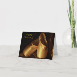 メリークリスマスバレエ靴カード シーズンカード