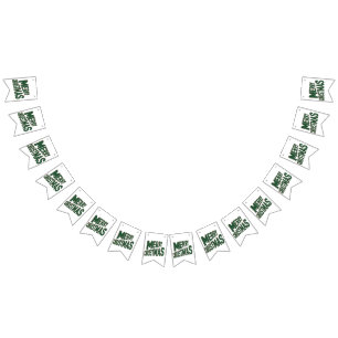 メリークリスマスバンティングのバナー バンティングフラッグ