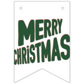 メリークリスマスバンティングのバナー バンティングフラッグ (第3の旗)