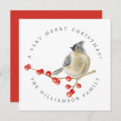 メリークリスマスバードオンベリースリグ シーズンカード (正面/裏面)