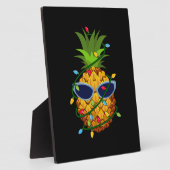 メリークリスマスパイナップルクリスマスツリーライト フォトプラーク (側面)