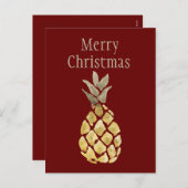 メリークリスマスパイナップル シーズンポストカード (正面/裏面)