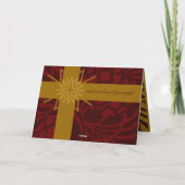 メリークリスマスパインコーンありIII シーズンカード (裏面)