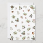 メリークリスマスパイン植物学 カード (裏面)