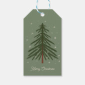 メリークリスマスパイン ギフトタグ (正面)