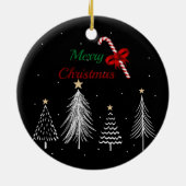 メリークリスマスパイン セラミックオーナメント (裏面)