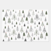 メリークリスマスパイン ラッピングペーパーシート (正面3)